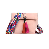 Excelsior Hot Selling Star Top Quality Scrub Pu Crossbody Bag Stylish Women'S Bag Tassel Shoulder