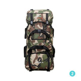 Fashion 90L Outdoor Camping Hiking Trekking Backpack Rucksack Mountaineering Shoulder Bag Camo