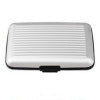 Womens Mens Aluminum Plastic Magnetic Wallet Anti Rfid Scanning