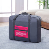 Waterproof Nylon Carry On Baggage Storage Bag Folding Luggage Plane Package