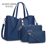 Sunny Shop  European And American Fashion Brand Designer Women Handbags High Quality Pu Leather