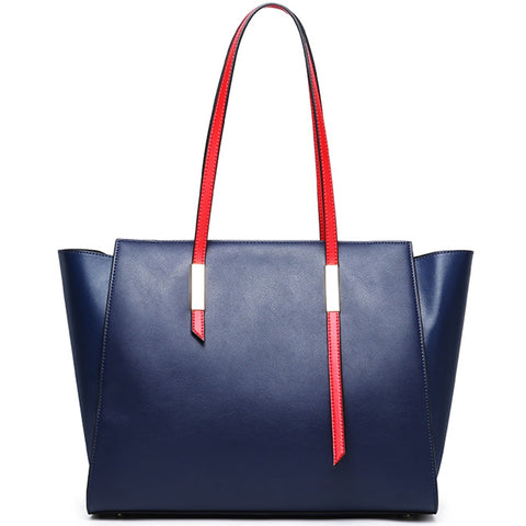 Sunny Shop 2018 Autumn Women Bag Luxury Genuine Leather Handbags Fashion Top-Handle Bags Female