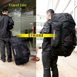 Travel Tale 30 Inch Waterproof Pull Rod Shoulder Bag Outdoor Travel Multifunction Luggage Spinner