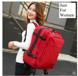Travel Trolley Backpack For Women Wheeled Luggage Bag Travel Backpack Bags Wheels Suitcase
