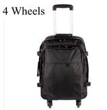 Travel Trolley Backpack For Women Wheeled Luggage Bag Travel Backpack Bags Wheels Suitcase