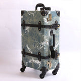 2018 Luggage Retro Suitcase Wheel Suitcase Men'S Luggage Cowboy Boarding Luggage 20 24 Denim