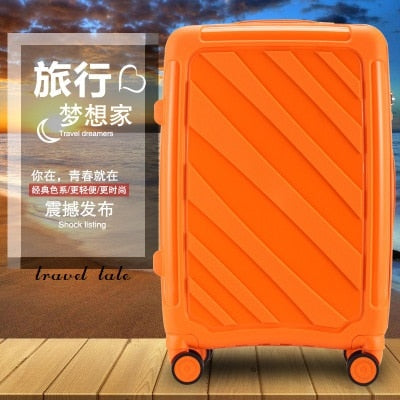Travel Tale 20/24 Super Light Pp Grind Arenaceous Fashion Rolling Luggage Spinner Brand Travel