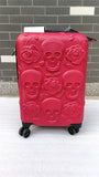 Carrylove High Quality Extra Large Volume Skull 19/25/29 Inch Size  Pc Rolling Luggage Spinner