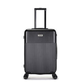 New Fashion 20 24 Inch Abs+Pc Rolling Luggage Zipper Trolley Solid Travel Bag 20' Women Boarding
