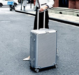 Aluminum Frame+Pc Rolling Luggage Bag,New Travel Suitcase With Wheel,Men Trolley Case,Women