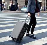 Aluminum Frame+Pc Rolling Luggage Bag,New Travel Suitcase With Wheel,Men Trolley Case,Women