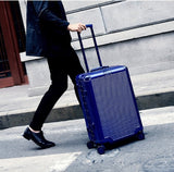 Aluminum Frame+Pc Rolling Luggage Bag,New Travel Suitcase With Wheel,Men Trolley Case,Women