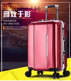 Travel Tale 20/24 Inches Abs+Pc Rolling Luggage Fashion Customs Lock Spinner Brand Travel Suitcase