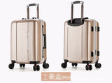 Travel Tale 20/24 Inches Abs+Pc Rolling Luggage Fashion Customs Lock Spinner Brand Travel Suitcase