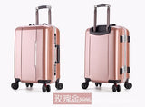Travel Tale 20/24 Inches Abs+Pc Rolling Luggage Fashion Customs Lock Spinner Brand Travel Suitcase