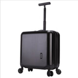 18"20" Carry-On Suitcase With Wheels Girl And Menpink Luggage Travel Bag Trolley Bags Children'S