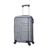 Travel Tale Grind Arenaceous, Scratch-Resistant Pc Rolling Luggage Spinner Brand Travel Suitcase
