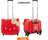 Carrylove Hellokitty Luggage Series 18 Inch Pu Handbag And Rolling Luggage Gifts For Princess