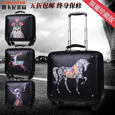 Travel Tale 16/18 Inch Wisdom Noble Reiki Loyalty Pvc Rolling Luggage Spinner Brand Travel Suitcase