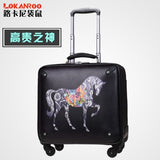 Travel Tale 16/18 Inch Wisdom Noble Reiki Loyalty Pvc Rolling Luggage Spinner Brand Travel Suitcase