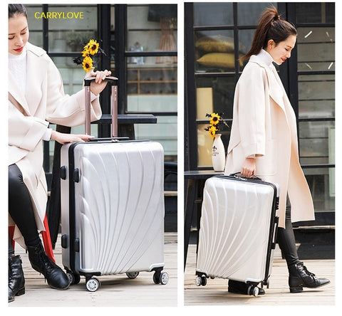 Carrylove Fashionhigh Quality Can Board The Plane 20/24 Inch Size High Quality Abs Rolling