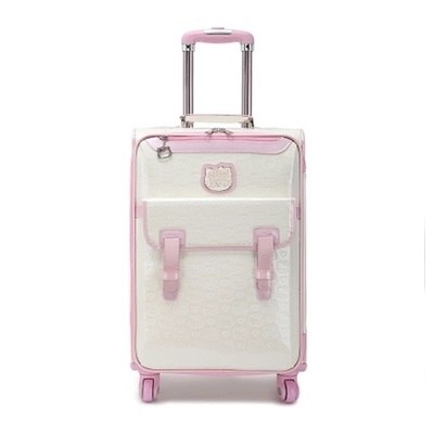 Travel Tale Kt Cute Girl High Quality Pu 16/20/24 Inch Size Rolling Luggage Spinner Brand Travel