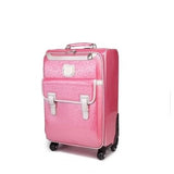 Travel Tale Kt Cute Girl High Quality Pu 16/20/24 Inch Size Rolling Luggage Spinner Brand Travel