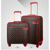 Fashion Leather Pvc Luxury Men'S/Girl'S Rolling Luggage 16 Inch Boarding 22 Inch High Quality 4