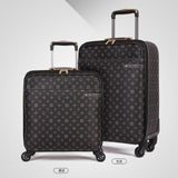 Fashion Leather Pvc Luxury Men'S/Girl'S Rolling Luggage 16 Inch Boarding 22 Inch High Quality 4