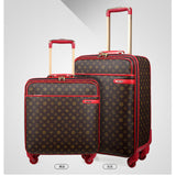 Fashion Leather Pvc Luxury Men'S/Girl'S Rolling Luggage 16 Inch Boarding 22 Inch High Quality 4