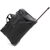 Ditd 24"28"32" Large Waterproof Duffle Bag Trolley Bag Fold Nylon Rolling Trolley Luggage Bag