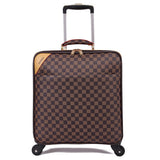 High-End Luxury Pu Rolling Luggage Rotator Men'S Luggage 16"20"22"24" Inch Business Class Travel