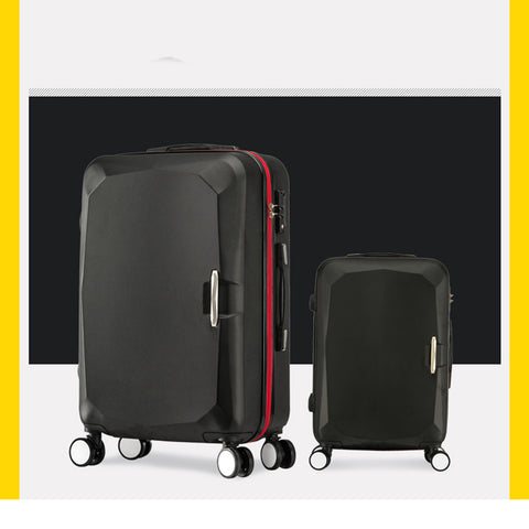 Letrend Women Korea Rolling Luggage Spinner Suitcase Wheels Student Trolley 20 Inch Carry On Travel