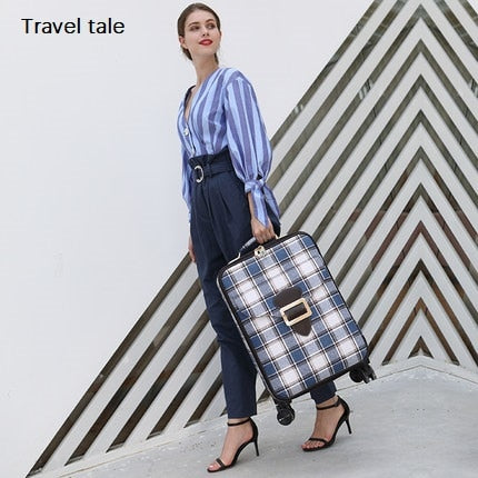 Travel Tale Noble Travel, Classic Lattice 16/18/20/24 Inches  High Quality Rolling Luggage