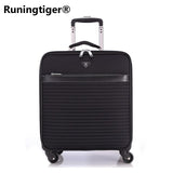 High-End Luxury Pu Rolling Luggage Rotator Men'S Luggage 16"20"22"24" Inch Business Class Travel