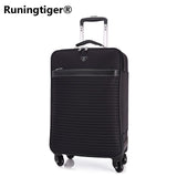 High-End Luxury Pu Rolling Luggage Rotator Men'S Luggage 16"20"22"24" Inch Business Class Travel