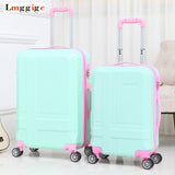 New Password  Suitcase 20 Inch 24 Inch Luggage Spinner Trolley Caster Students Box Wholesale