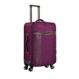 Oxford Trolley Wheeled Suitcase Set Man'S Business Large Travel Bag 20"26" Luggage Unisex Canvas