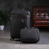 Oxford Trolley Wheeled Suitcase Set Man'S Business Large Travel Bag 20"26" Luggage Unisex Canvas