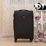 Oxford Trolley Wheeled Suitcase Set Man'S Business Large Travel Bag 20"26" Luggage Unisex Canvas