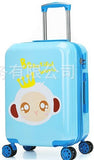 New Lion 19'20' Cute Cartoon Suitcases Wheel Kids Boys And Girls Rolling Luggage Spinner Trolley