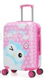 New Lion 19'20' Cute Cartoon Suitcases Wheel Kids Boys And Girls Rolling Luggage Spinner Trolley