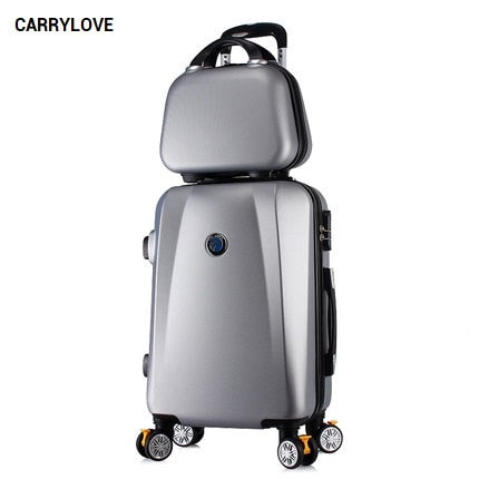 Carrylove Fashion Luggage Series 20/22/24/26Inch Pc Handbag And  Rolling Luggage Spinner Brand