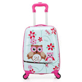 Letrend New Backpack Cartoon Cute Animal Kids Rolling Luggage Set Spinner Children Suitcases