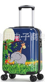Letrend New 19'20' Cute Cartoon Suitcases Wheel Kids Dinosaur Rolling Luggage Spinner Trolley