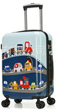 Letrend New 19'20' Cute Cartoon Suitcases Wheel Kids Dinosaur Rolling Luggage Spinner Trolley