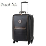 Travel Tale Business 20/24 Inch The Most Fashionable, High Quality Pu Rolling Luggage Spinner Brand