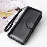 Baellerry Yellow Wallet Women Top Quality Leather Wallet Multifunction Female Purse Long Big