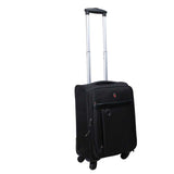 Letrend 22 Inch Women Purple Oxford Rolling Luggage Spinner Trolley Black Men Suitcases Wheels