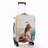 Trolley Wheeled Suitcase Business Large Travel Bag 20"24"Luggage Bag Women'S Love Girl Canvas